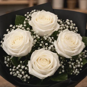 Buchet Rămas Bun White Grace - imagine 4