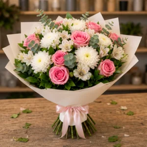 Buchet Rose Lime Fresh - imagine 3