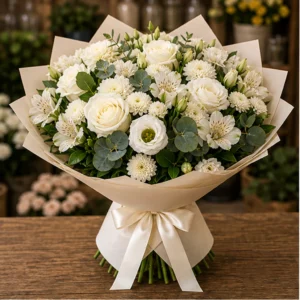 Buchet White Sage Elegant - imagine 1