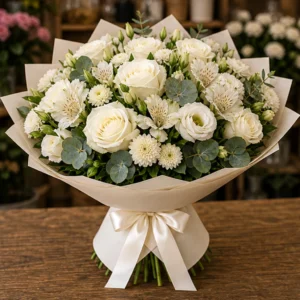 Buchet White Sage Elegant - imagine 3