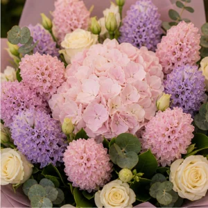 Buchet Zambile grandios roz lila - poza 2