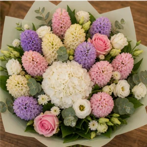 Buchet Zambile lux primavaratic multicolor - poza 4