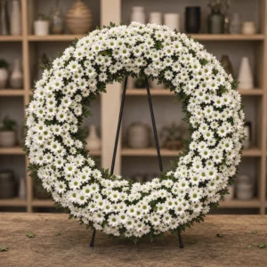 Coroană Rămas Bun Imperial White - imagine 1