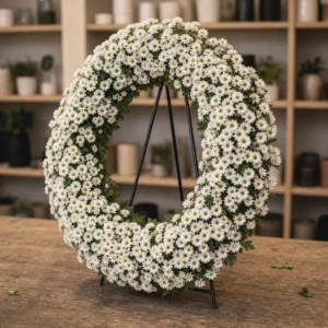 Coroană Rămas Bun Imperial White - imagine 3