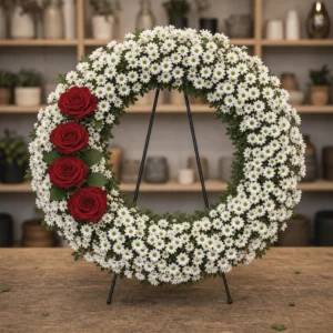 Coroană Rămas Bun Imperial White - imagine 4