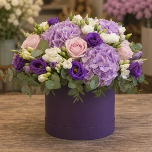 Cutie cu flori Amethyst Luxe - poza 1