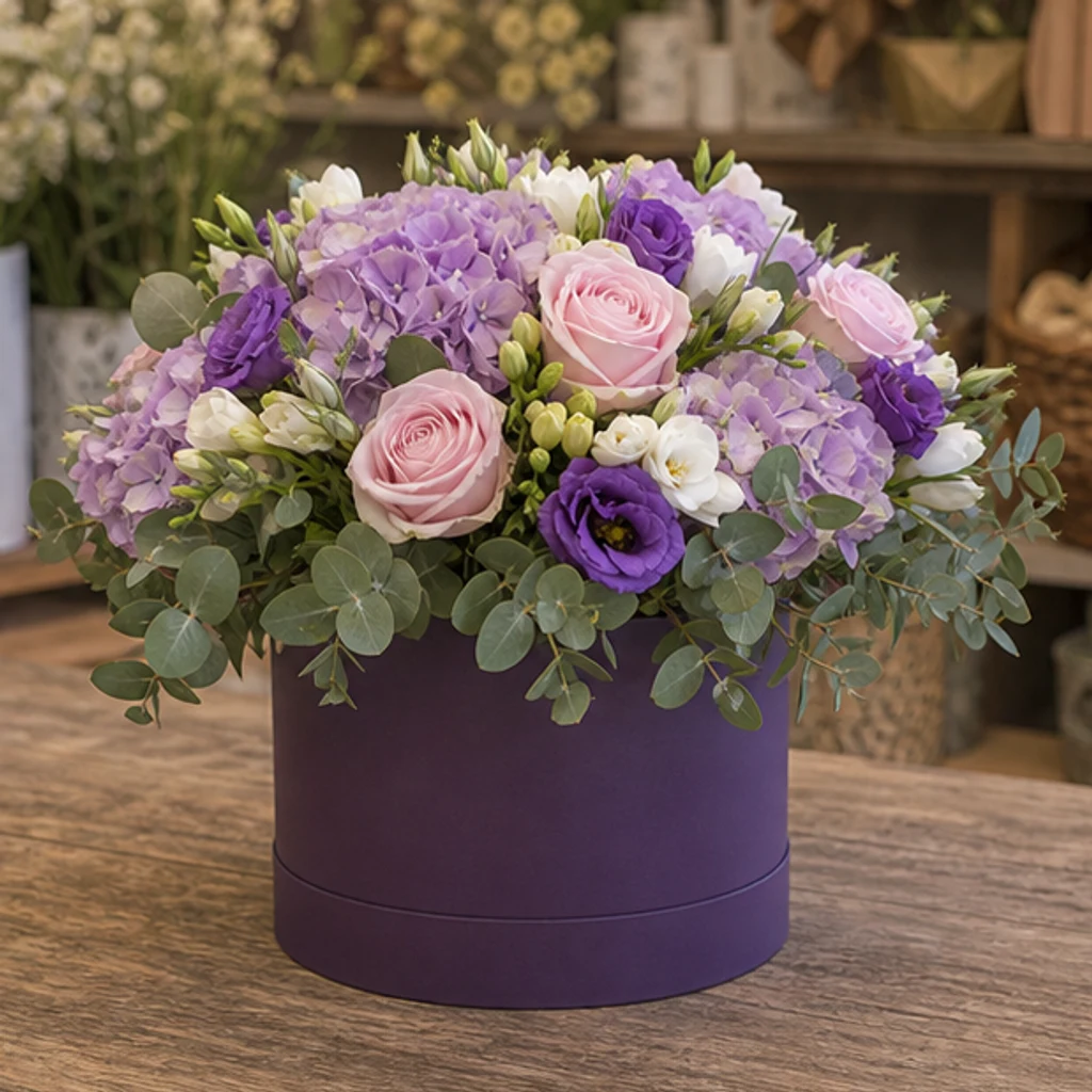 Cutie cu flori Amethyst Luxe - poza 2