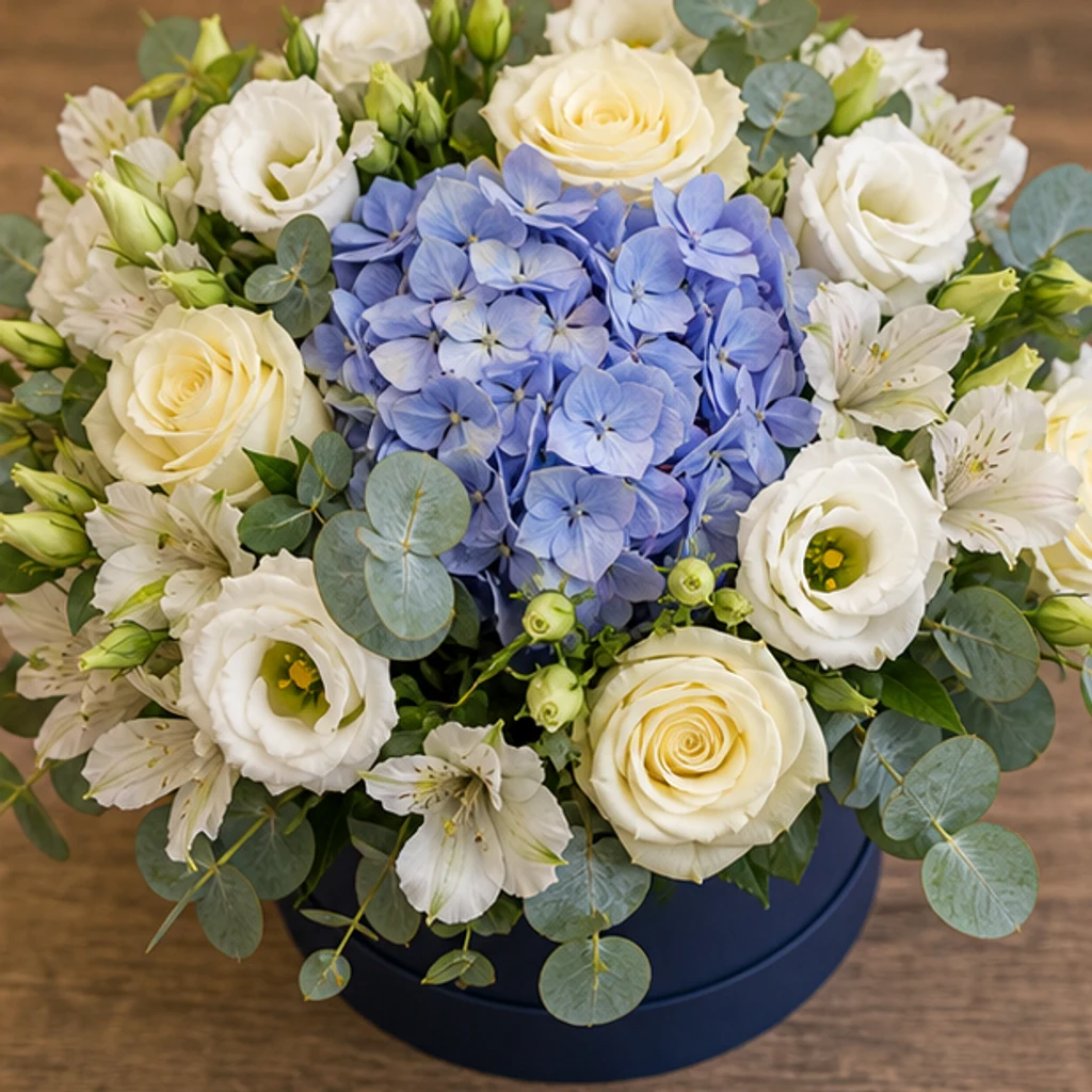 Cutie cu flori Blue Whisper - poza 4