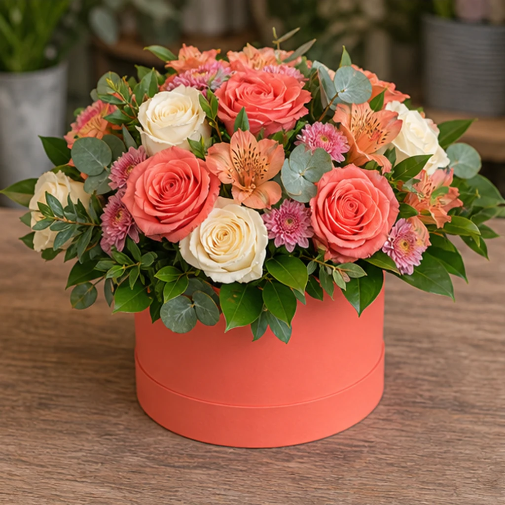 Cutie cu flori Coral Charm - poza 3
