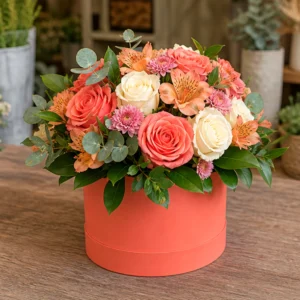 Cutie cu flori Coral Day - poza 2