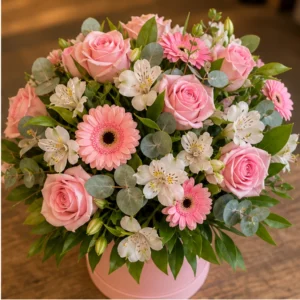 Cutie cu flori Pink Freesia - poza 2
