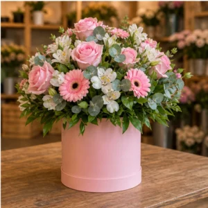 Cutie cu flori Pink Freesia - poza 4