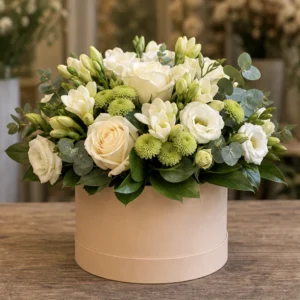 Cutie cu flori White Thanks - poza 1