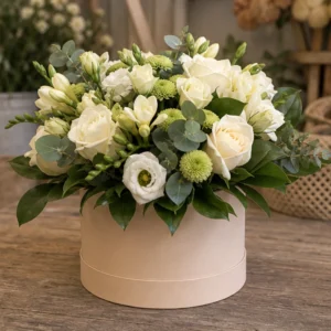 Cutie cu flori White Thanks - poza 2