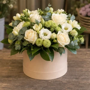 Cutie cu flori White Thanks - poza 3