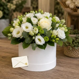 Cutie cu mesaj Ivory Thank You - poza 2
