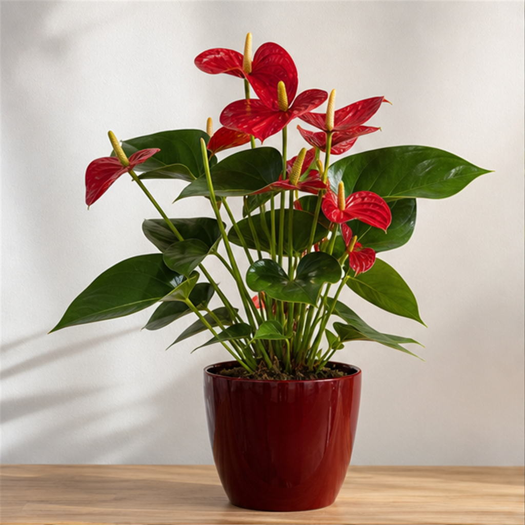 Flori de Apartament Anthurium Ruby Desk - imagine 1