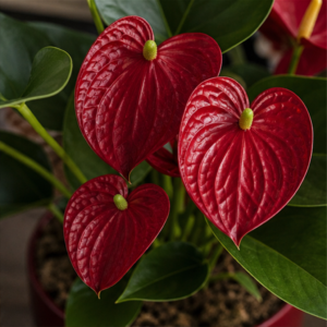 Flori de Apartament Anthurium Ruby Desk - imagine 2
