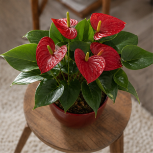 Flori de Apartament Anthurium Ruby Desk - imagine 4