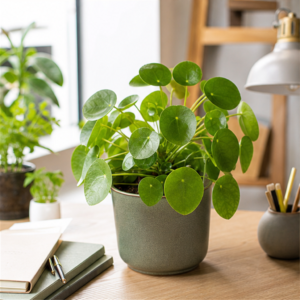 Flori de Apartament Pilea Coin Plant - imagine 3