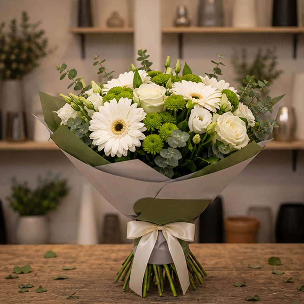 Flori pentru aniversarea casatoriei buchet elegant pentru sot - poza 1