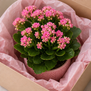 Kalanchoe Roz în Ghiveci Cadou - imagine 4