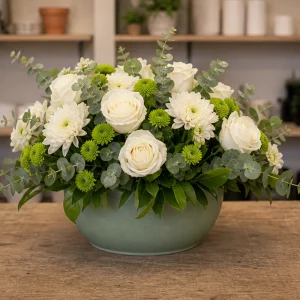 Livrare Aranjament Floral pentru Petreceri Private bufet alb verde - poza 4