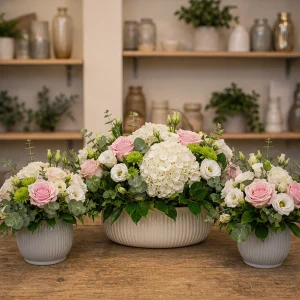 Livrare Aranjament Floral pentru Petreceri Private decor complet intim - poza 1