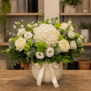 Livrare Aranjament Floral pentru Petreceri Private elegant cu hortensie - poza 1