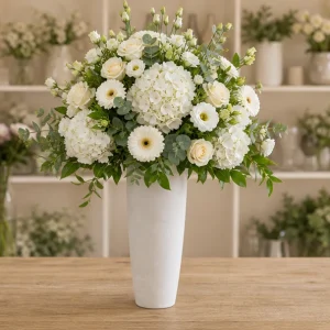 Livrare aranjamente florale de lux pentru receptie cu hortensie - poza 4