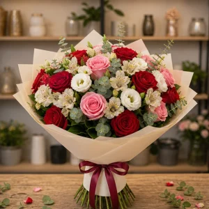 Livrare buchet pentru absolvirea liceului clasic de felicitare - poza 1