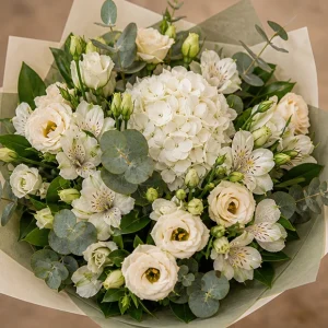 Livrare buchet pentru absolvirea liceului premium cu hortensie - poza 2