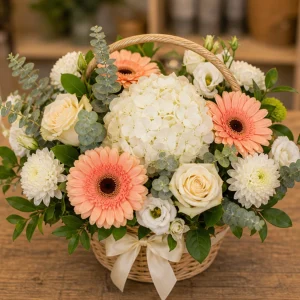 Livrare flori pentru a multumi cos floral cald - poza 2