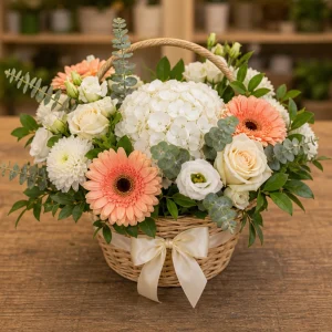 Livrare flori pentru a multumi cos floral cald - poza 4