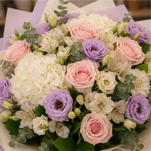 Livrare flori pentru intalniri romantice deluxe pastel - poza 2