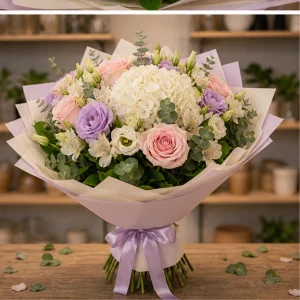 Livrare flori pentru intalniri romantice deluxe pastel - poza 4