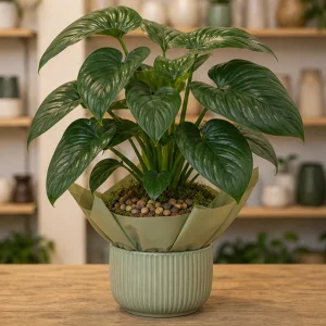 Plante De Apartament Cu Frunze Mari Homalomena Emerald Gem - poza 4