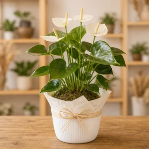 Plante Decorative Anthurium White Calm - poza 1