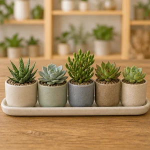 Plante Decorative Set Suculente Mini Garden - poza 1
