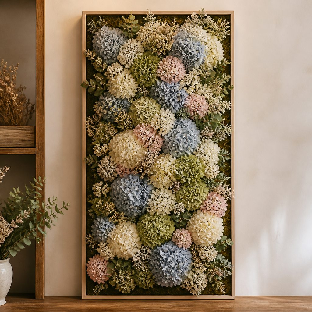 Tablou Floral Etern cu Hortensii - imagine 1