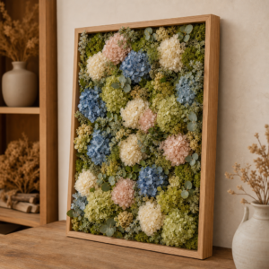 Tablou Floral Etern cu Hortensii - imagine 3
