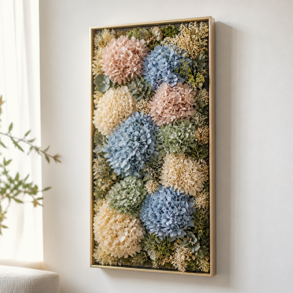 Tablou Floral Etern cu Hortensii - imagine 4
